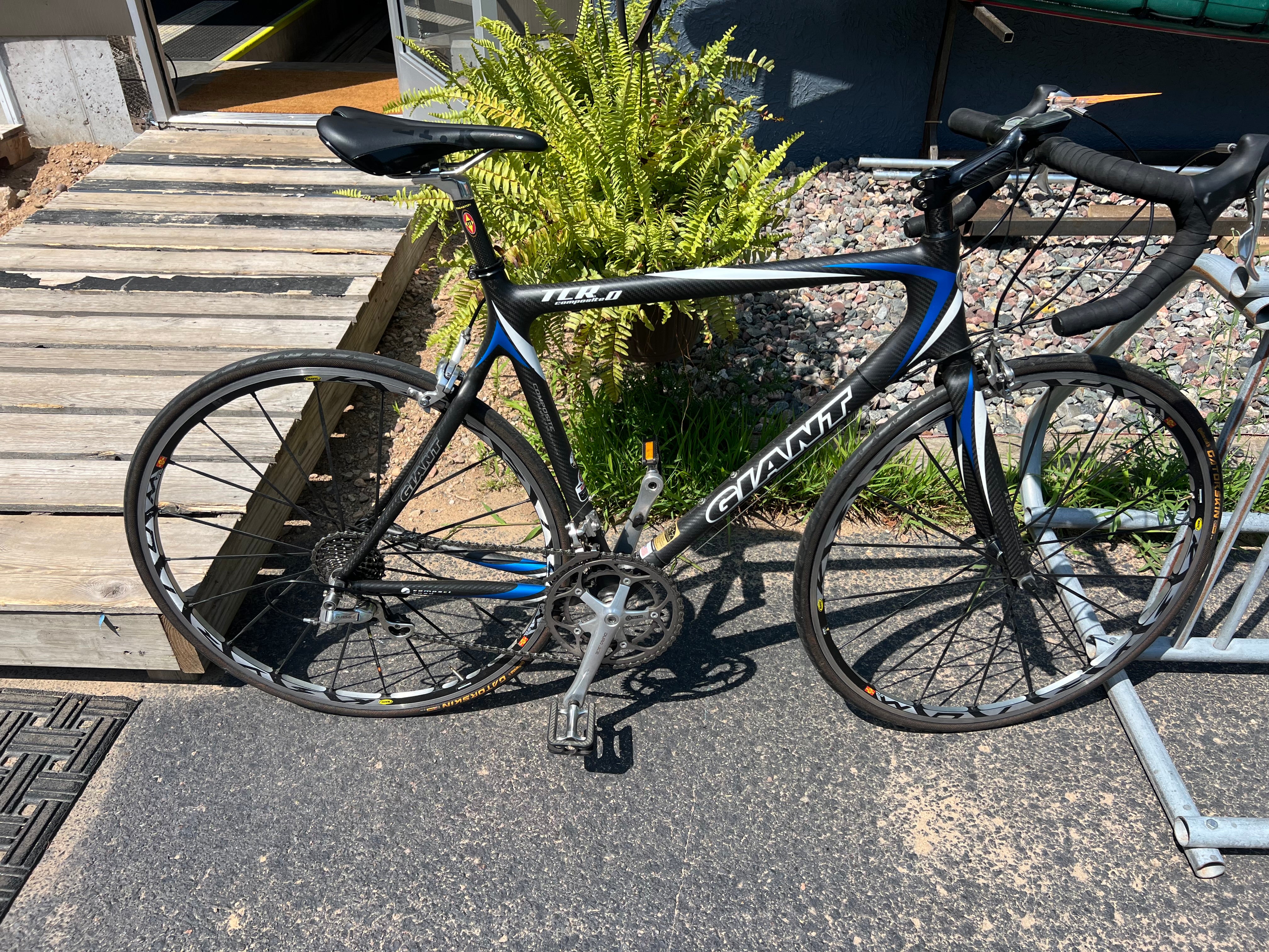 GIANT TCR COMPOSITE C ZERO & GARMINサイコン等 GIANT 「ジャイアント」 TCR COMPOSITE C ZERO 2005年年モデル