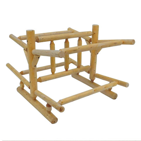 Log Rack Model No. 27 2 Canoe Bottom